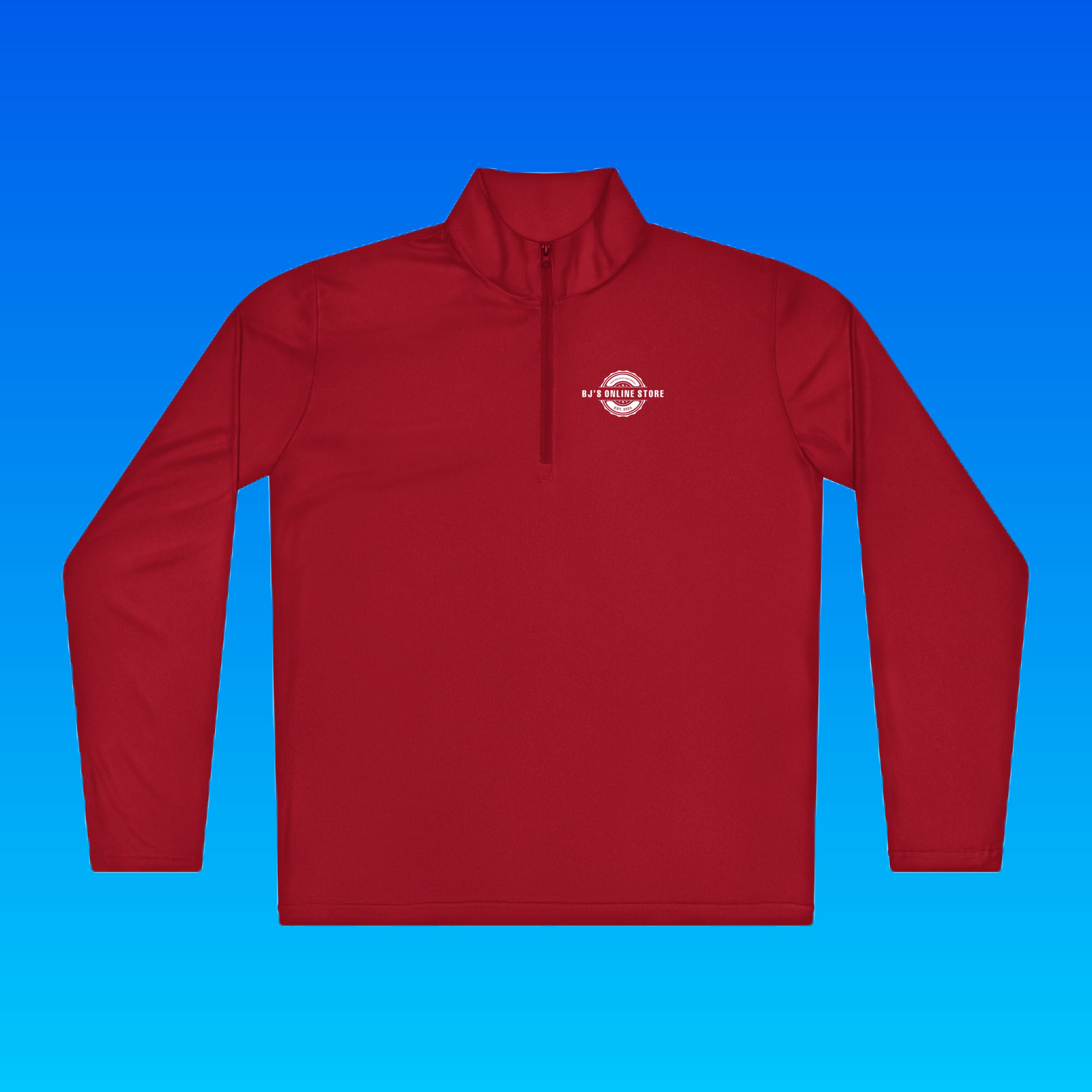 Lightweight quarter-zip pullover