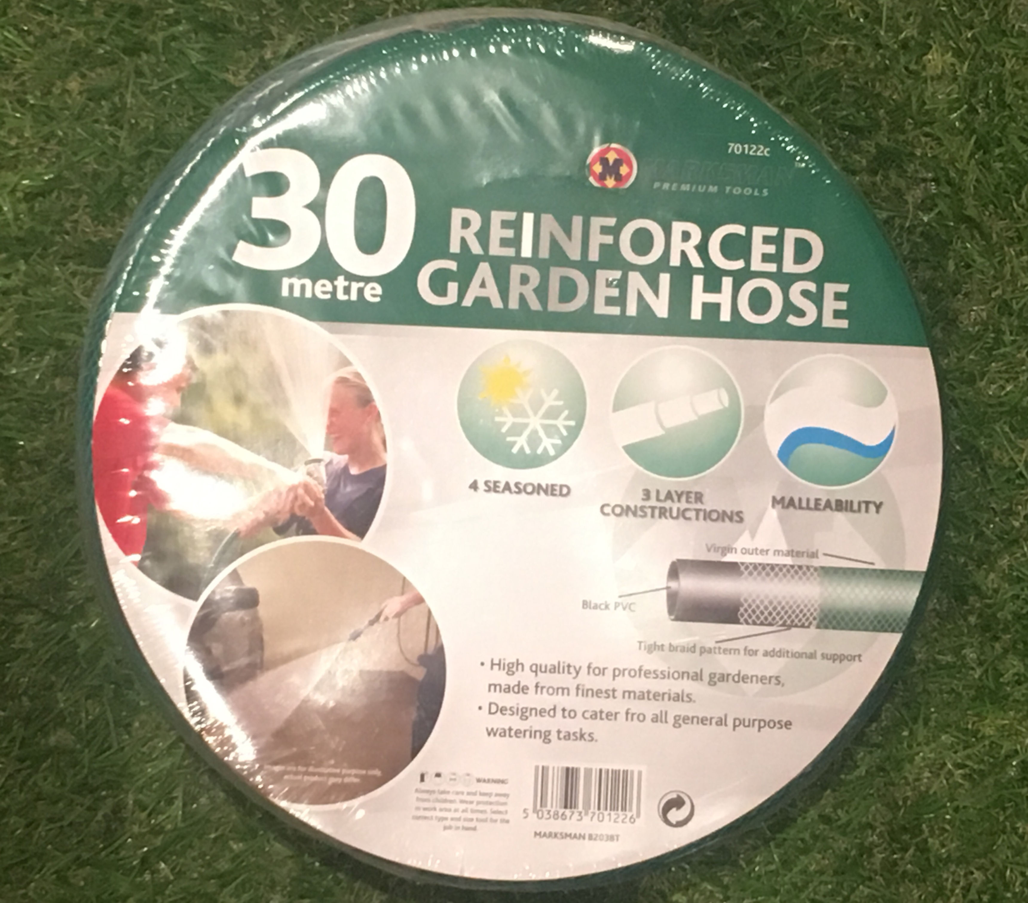 30m reinforced garden hose