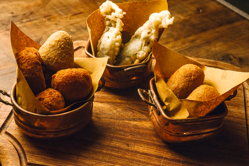 Arranged Food and Objects