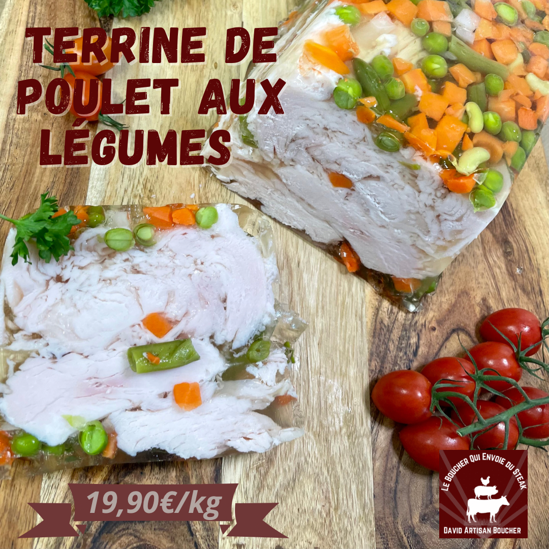 Terrine de poulet aux légumes Maison
