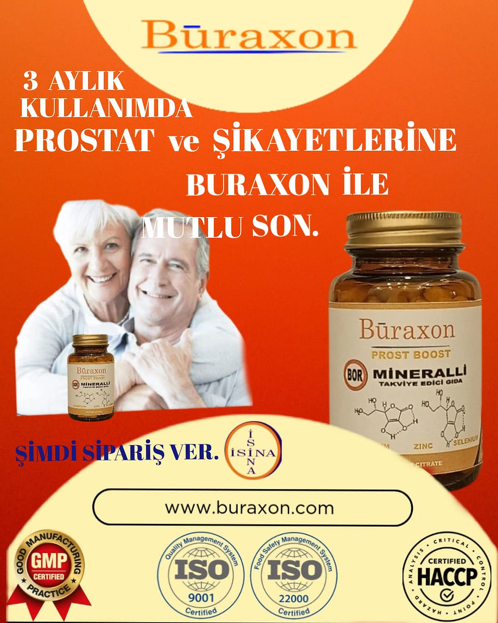 Küçük resim: Buraxon Prost Boost Bor Gıda Takviyesi Vitamin Tablet | Bağışıklık , Enerji ve D