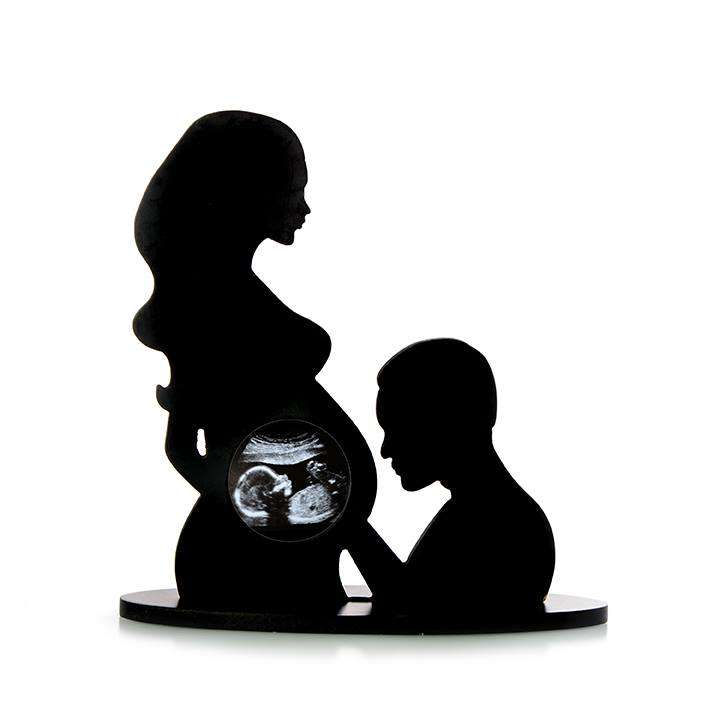 Mom, Dad and Baby Belly Frame