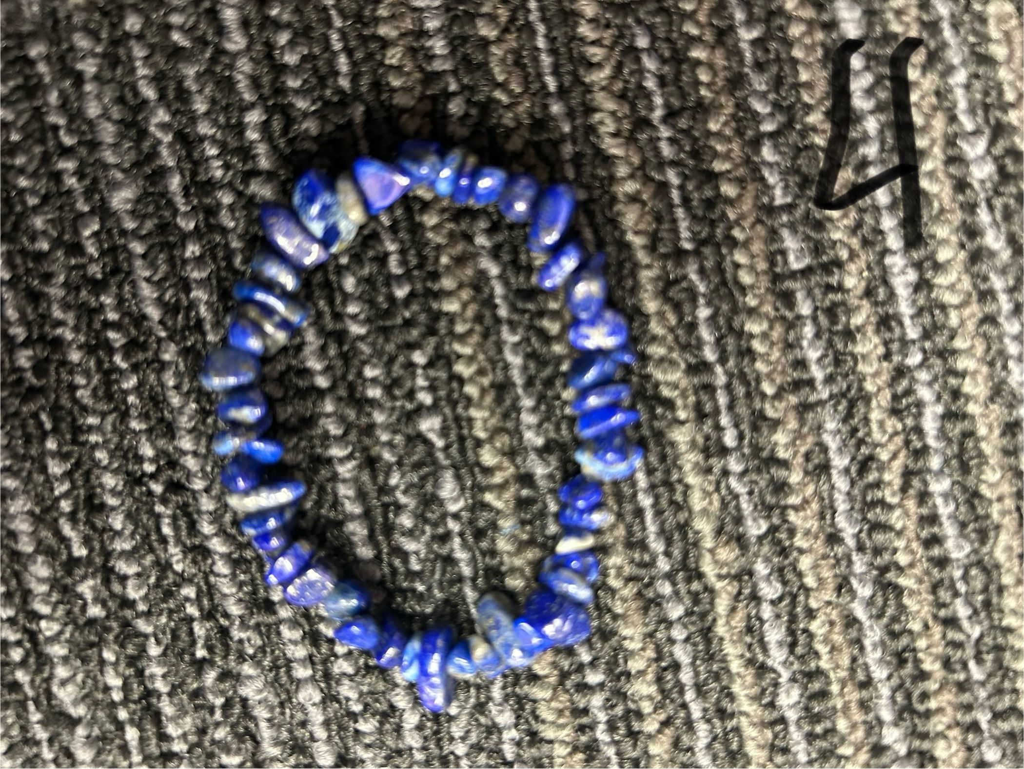 Blue Natural Gemstone Bracelet