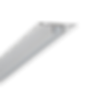 DL26-F LED-Aluminium-Flügelprofil in technischer Darstellung – geeignet für flächenbündige Montage und Vorhangsysteme