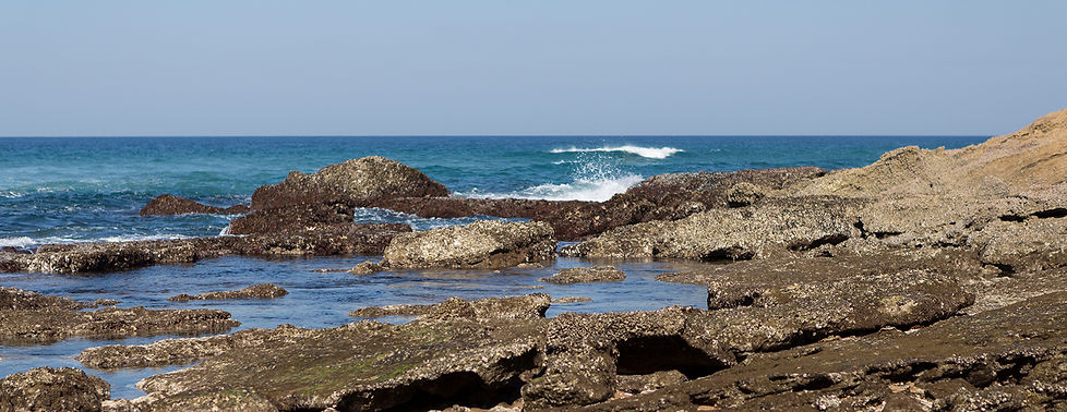 Kust Indische Oceaan bij St. Lucia