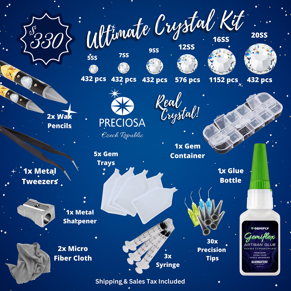 GEMIFLY DIY Ultimate Crystal Starter Kit