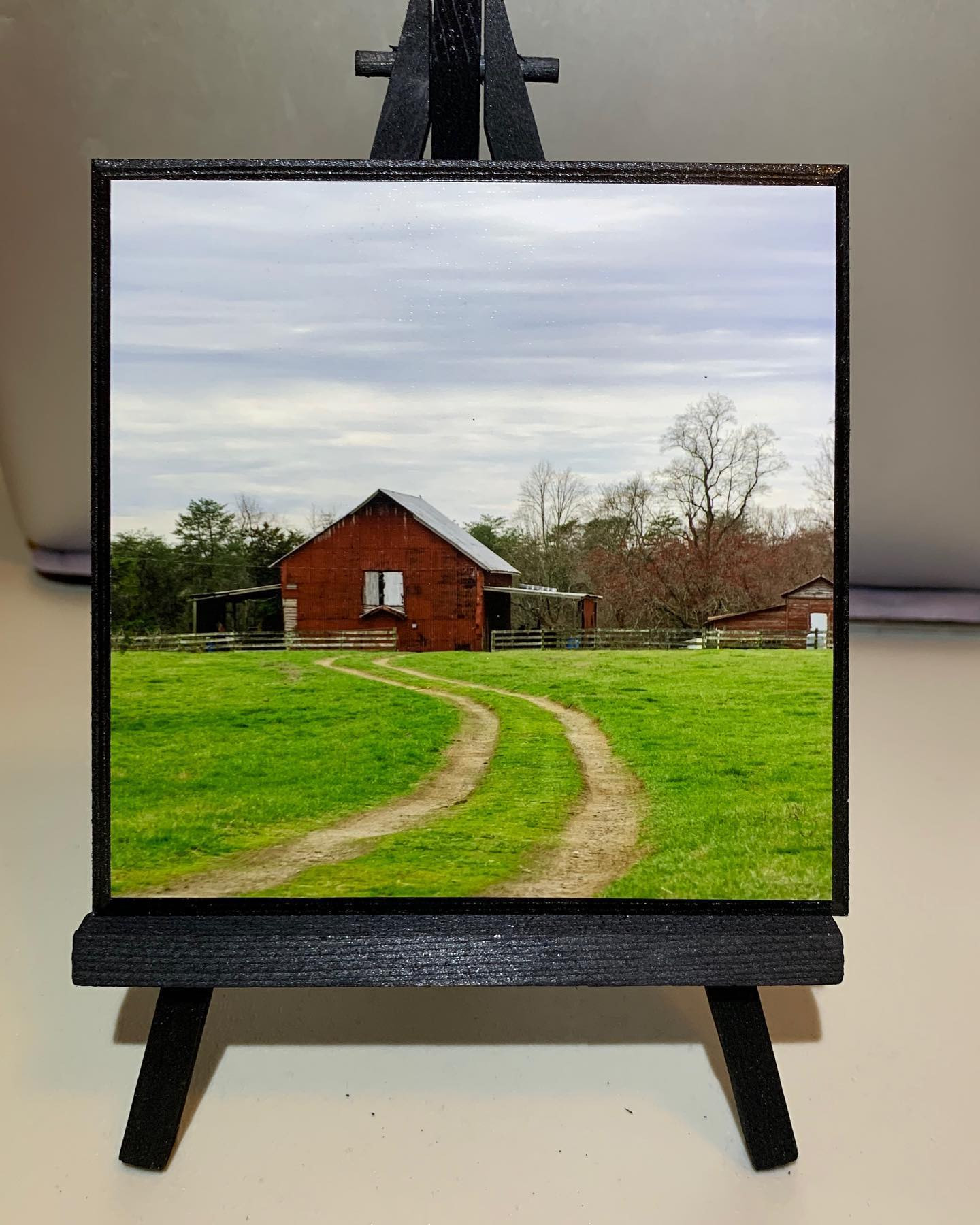 Limited Run 5x5: Red Barn Country Road Home
