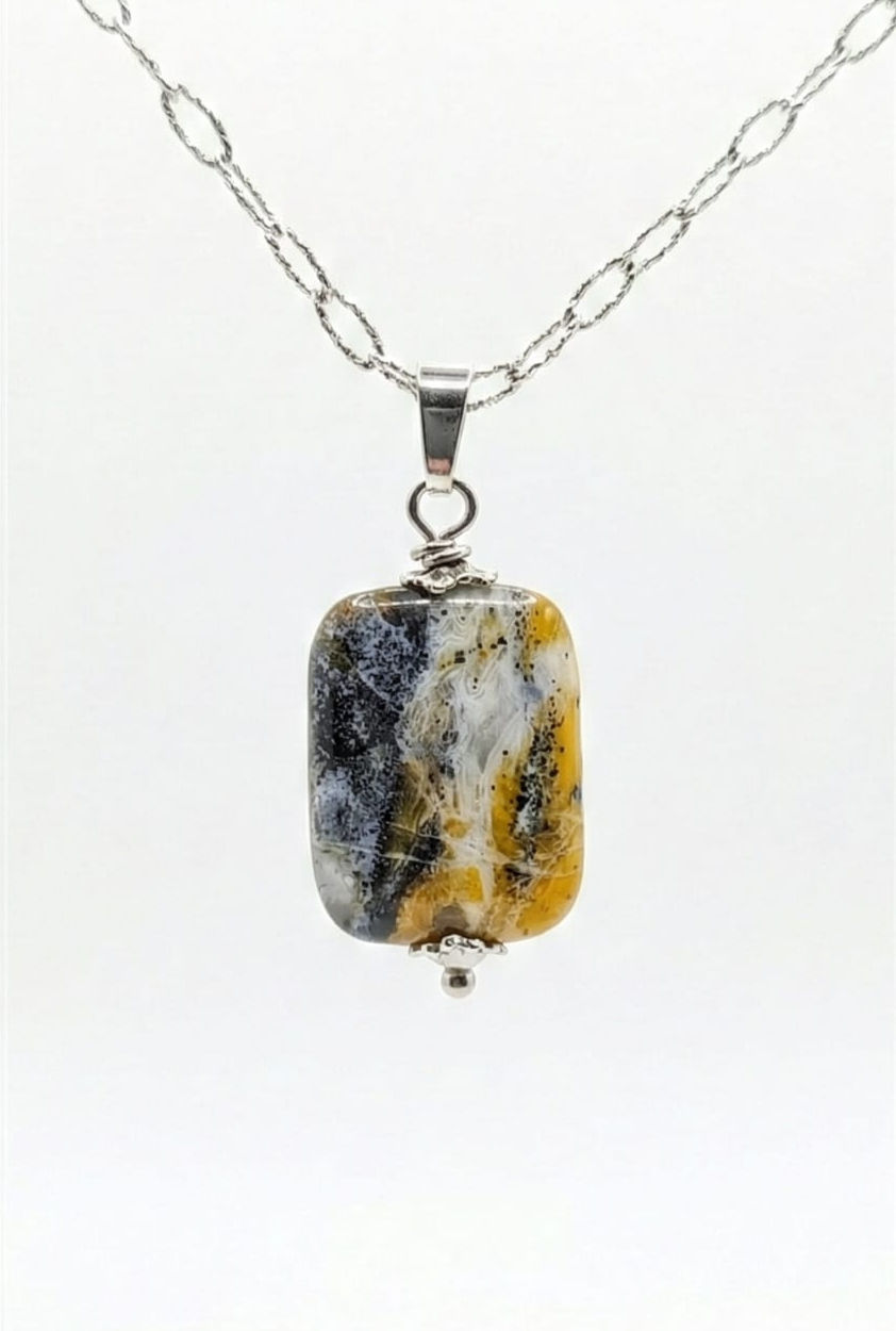 Collana in Opale verde
