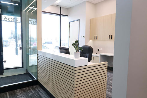 reception area of university district dental nw calgary .jpeg