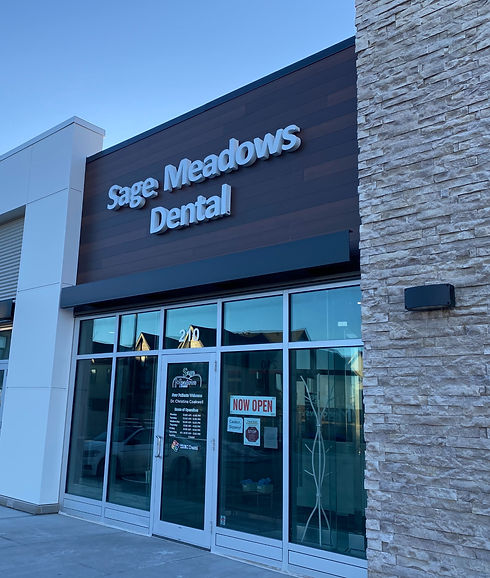 exterior view of sage meadows dental, nw calgary .jpeg
