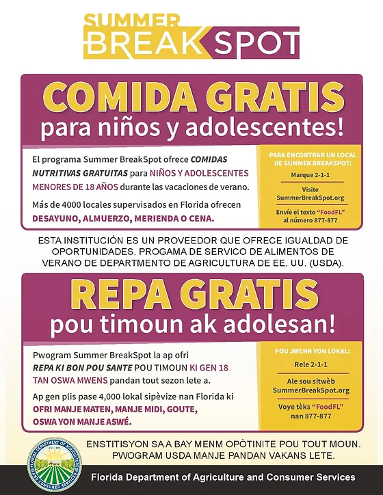 Summer Breakspot Hardee Help Center 1
