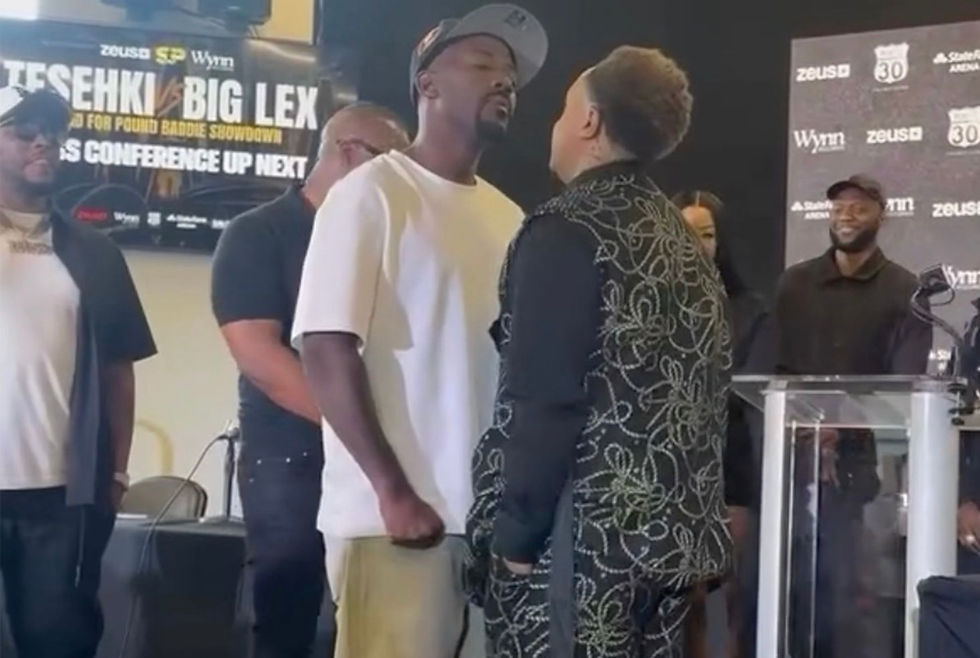 Ray J and Orlando Brown face off during a heated press conference promoting their upcoming matchup. What was expected to be a promotional press conference quickly turned into one of the day's biggest viral moments.