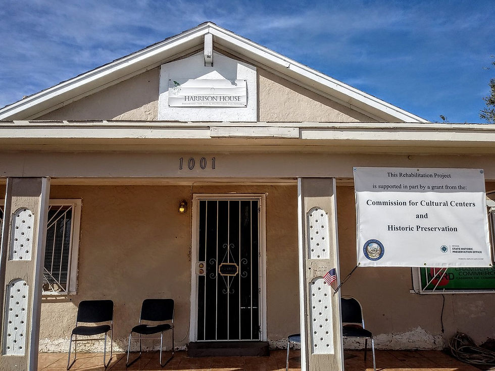 Harrison’s Guest House became a refuge beyond the bright lights of the Strip. Located at 1001 F Street on Las Vegas’ historic Westside, the boarding house provided accommodations to Black travelers and legendary entertainers—including Sammy Davis Jr., Nat King Cole and Pearl Bailey—during an era when racial segregation often prevented Black performers from staying at the very hotels and casinos where they were booked to entertain.