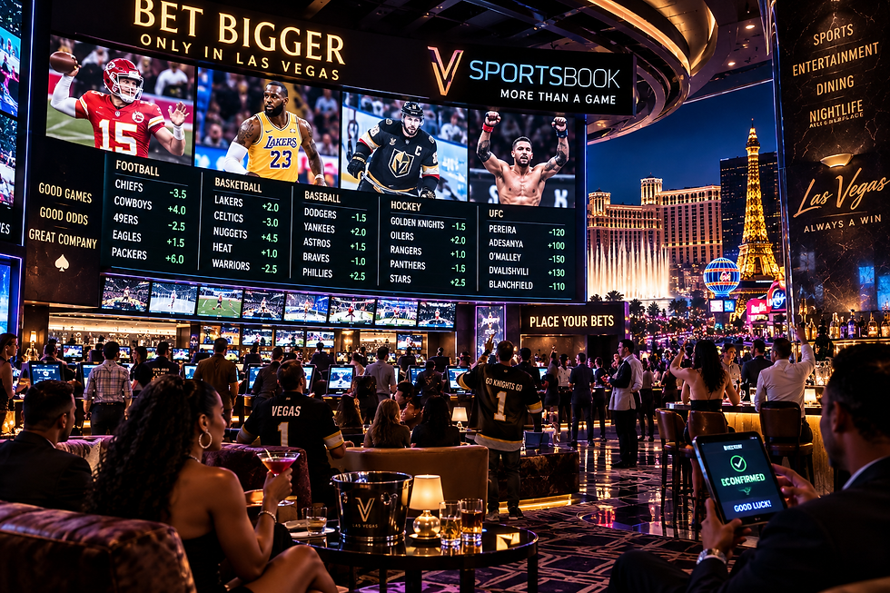 Las Vegas is betting bigger on sports. As professional teams, major fights, Formula 1 and high-profile sporting events become increasingly central to the city's tourism economy, Vegas is evolving beyond its traditional identity of casinos and nightly showroom entertainment—raising questions about where working performers fit into the city's next era.