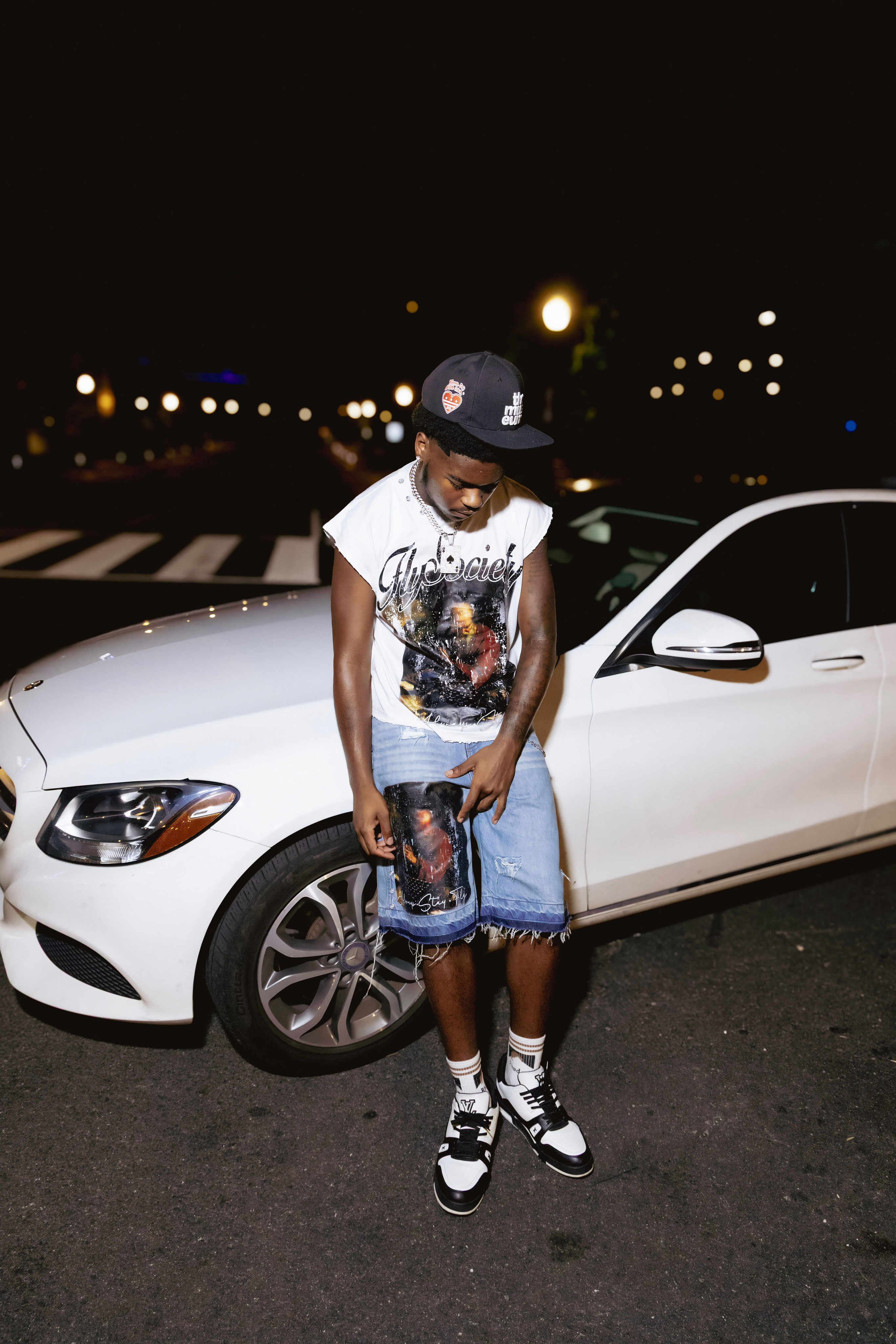 Always stay fly Jort and shirt 