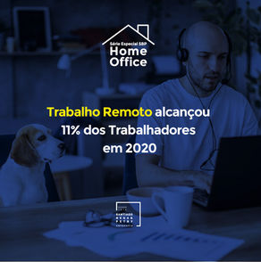 Trabalho Remoto alcançou 11% dos Trabalhadores em 2020