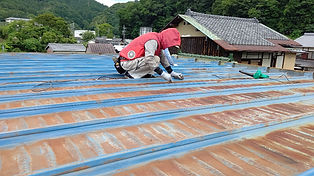 屋根の塗装工事_before