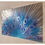 Thumbnail: Peacock. Modern abstract metal artwork. Teal, Purple, Blue and Silver