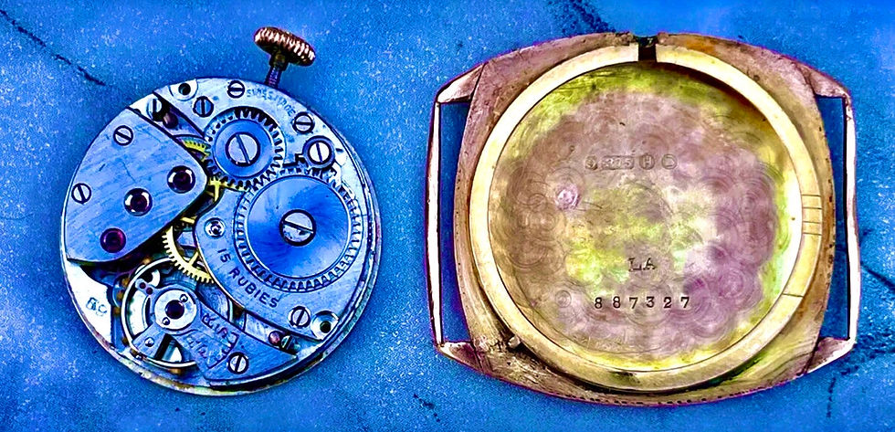 Thumbnail: Rolex 1940’s Rare 9K Gold Cushion Watch