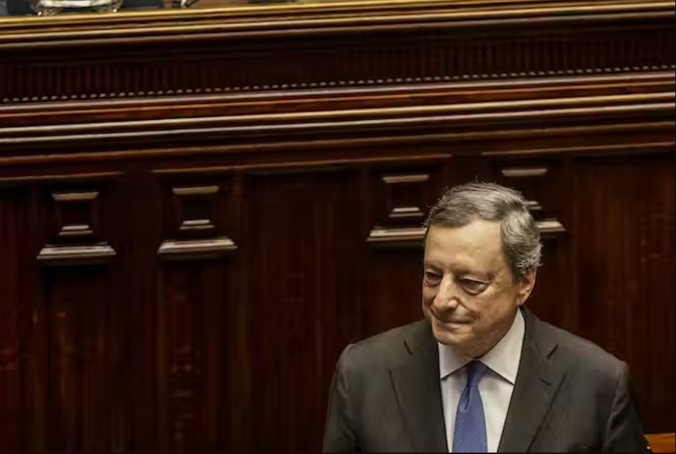 Former Prime Minister Mario Draghi: Credit: Riccardo De Luca/Anadolu Agency.