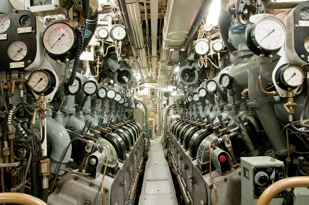 As you can guess, a naval ship has many systems to test to ensure they work!