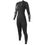 Thumbnail: SOORUZ -DIVINE - Women - Black - 3/2 - 4/3 - 5/4 - 5/4/3 - mm - Front - Back -Zip