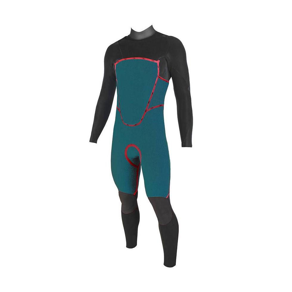 Thumbnail: SOORUZ - FIGHTER - MEN - Red - 3/2 - 4/3 - 5/4/3 - mm - Chest Zip