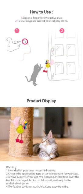Miniature : Gigwi Finger Teaser Flamingo