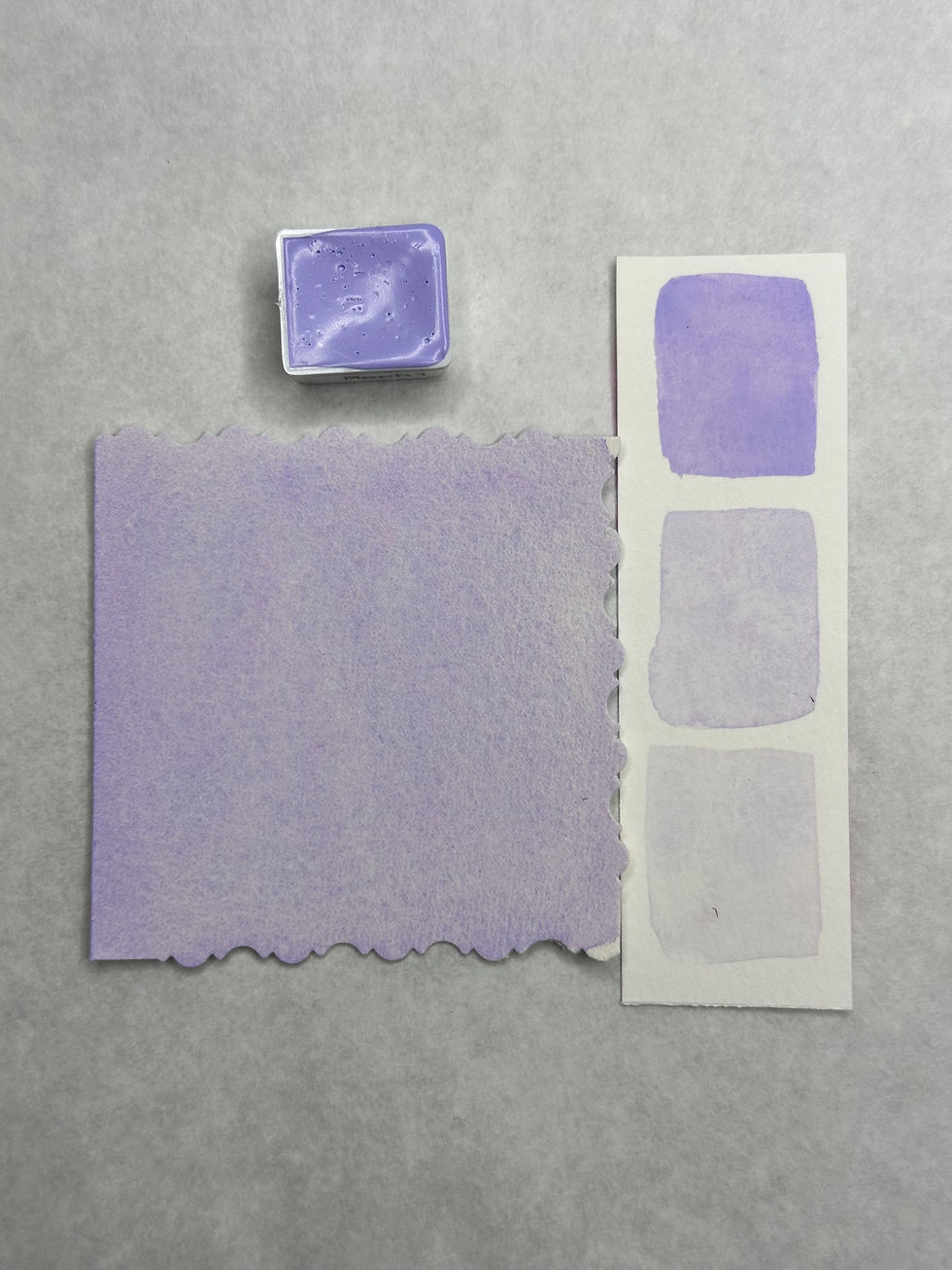 Miniatura: Acuarela profesional violeta pastel