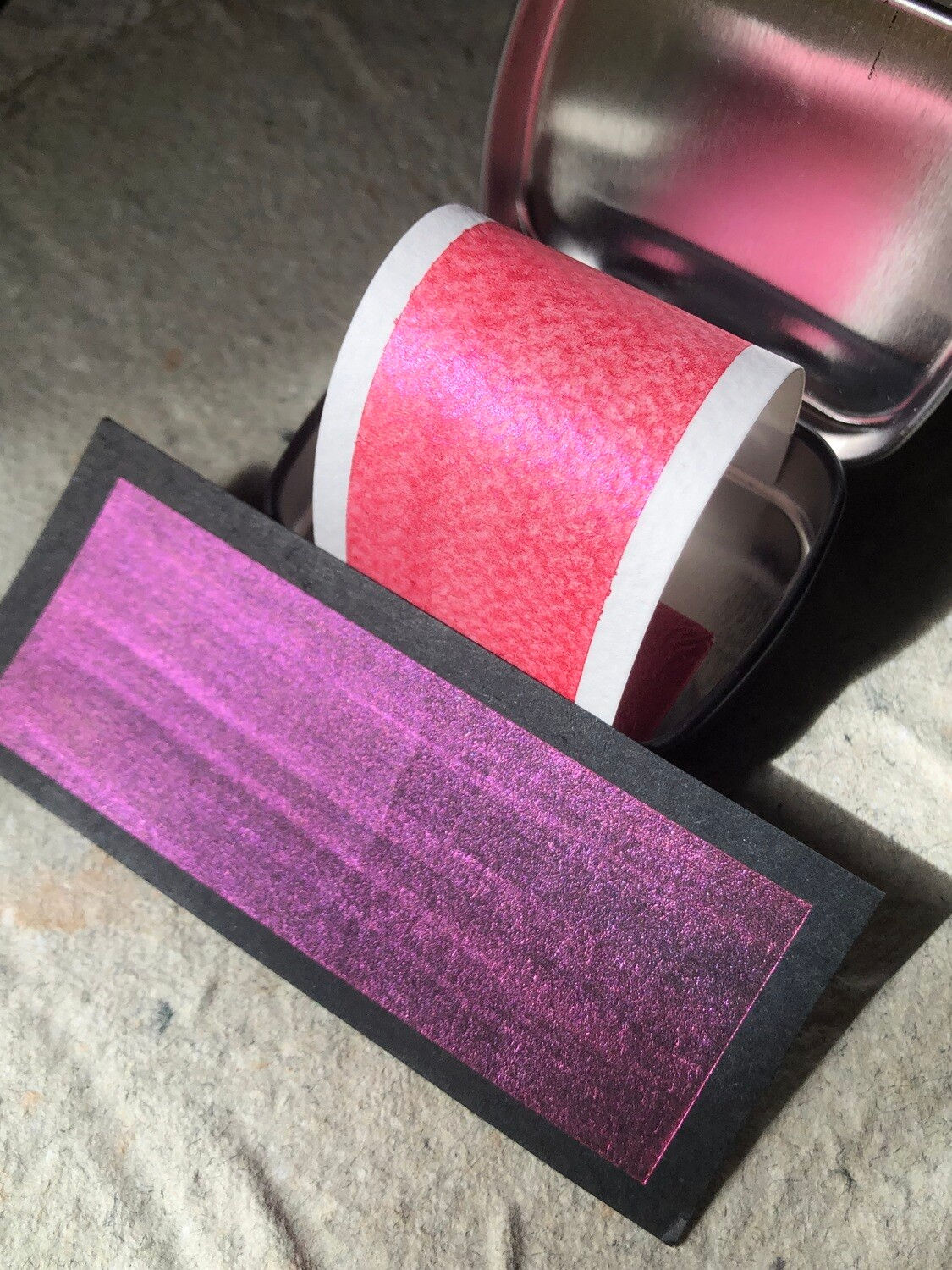 Acuarela vegana PEONÍA EDL. ACUARELA IRIDISCENTE.