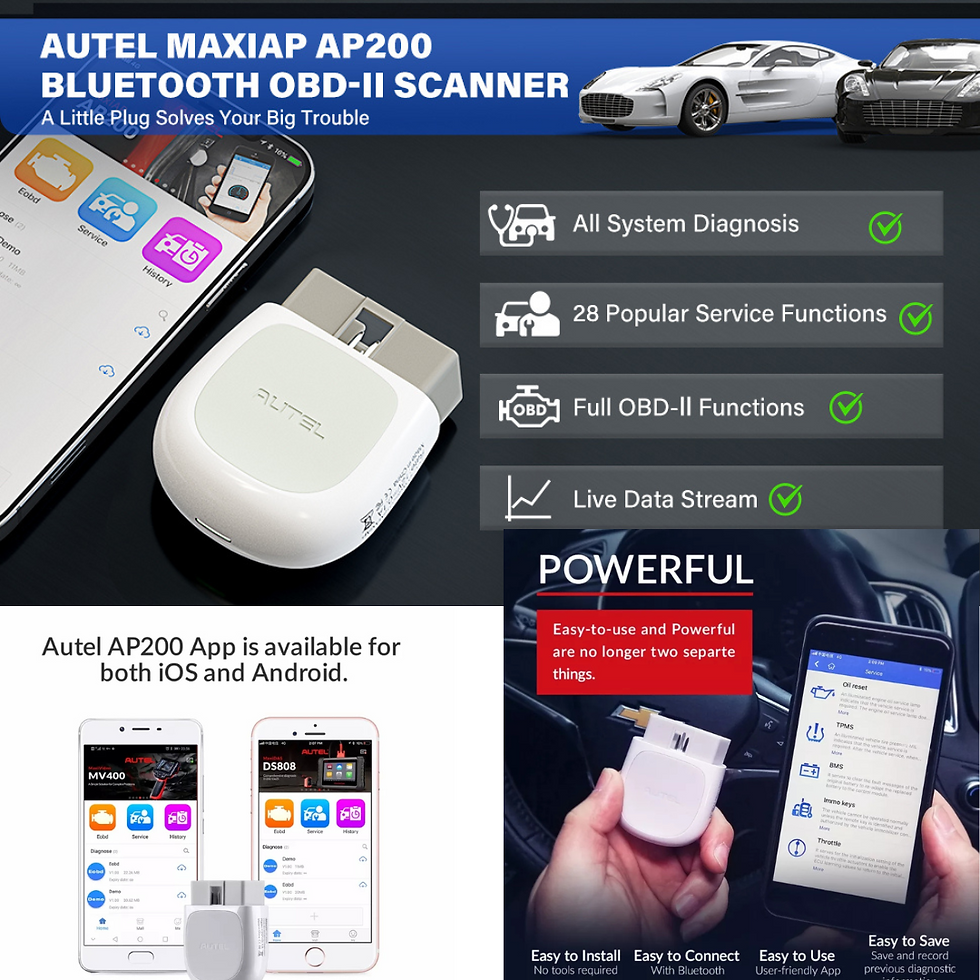 Thumbnail: Autel AP200 VCI Bluetooth Dongle