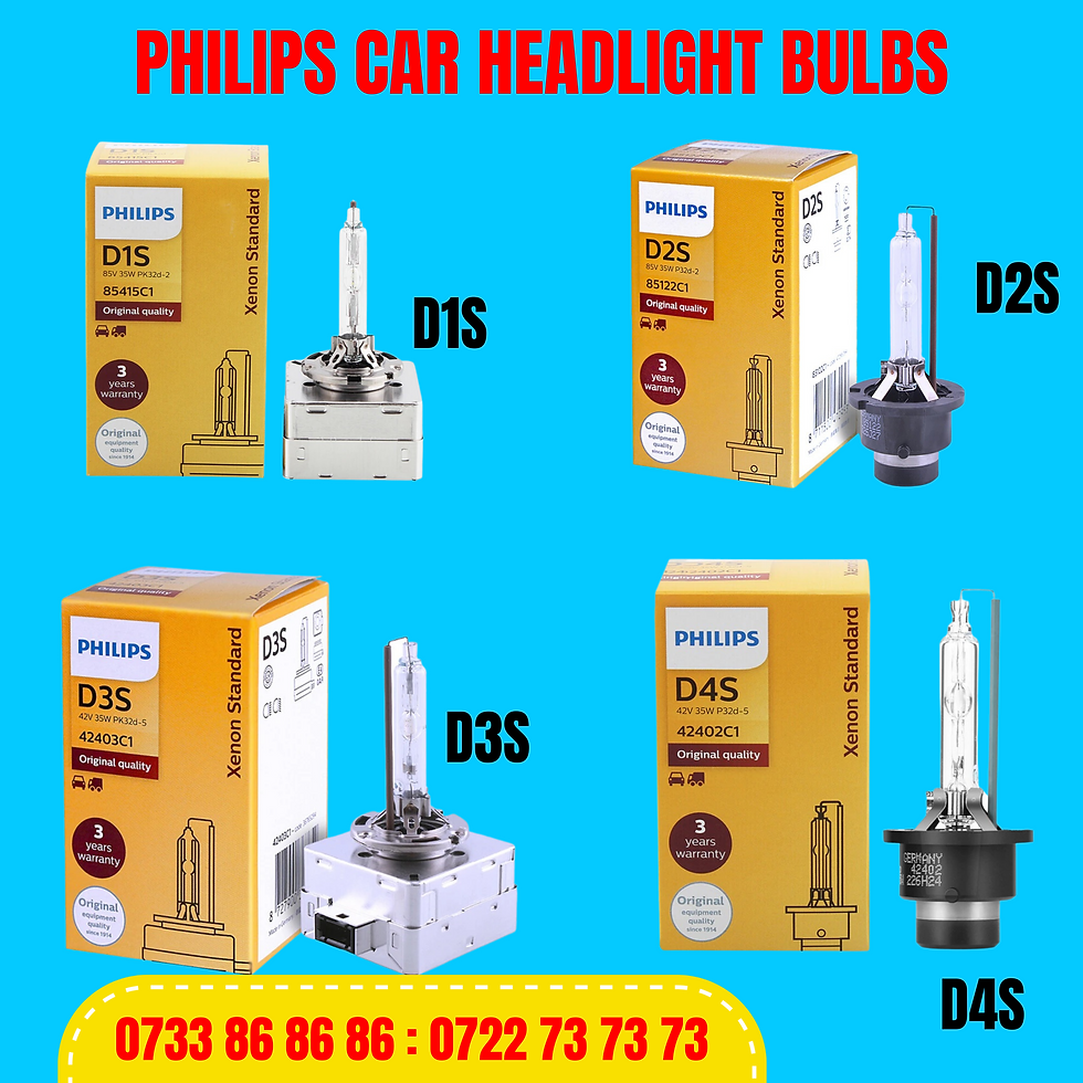 PHILIPS D1S, D2S, D3S, D4S, Car Headlight Bulbs