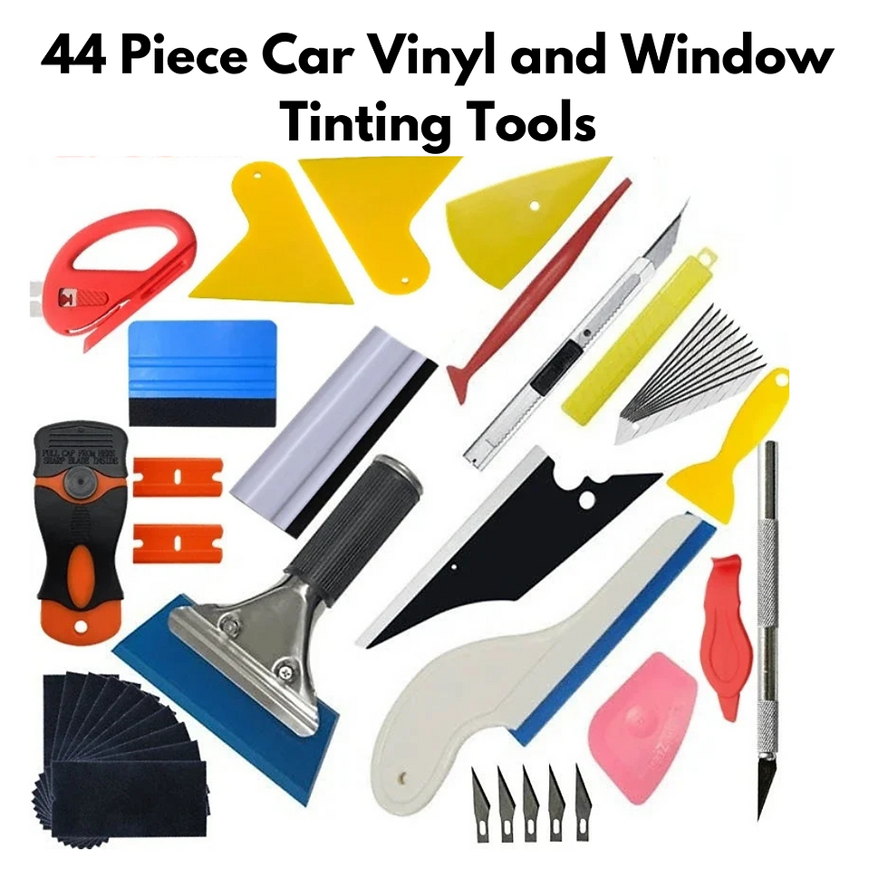 44 Piece Car Vinyl and Window Tinting Tools
