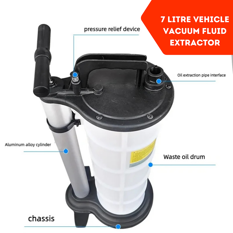 Thumbnail: 7 Litre Vehicle Manual Vacuum Fluid Extractor Kit
