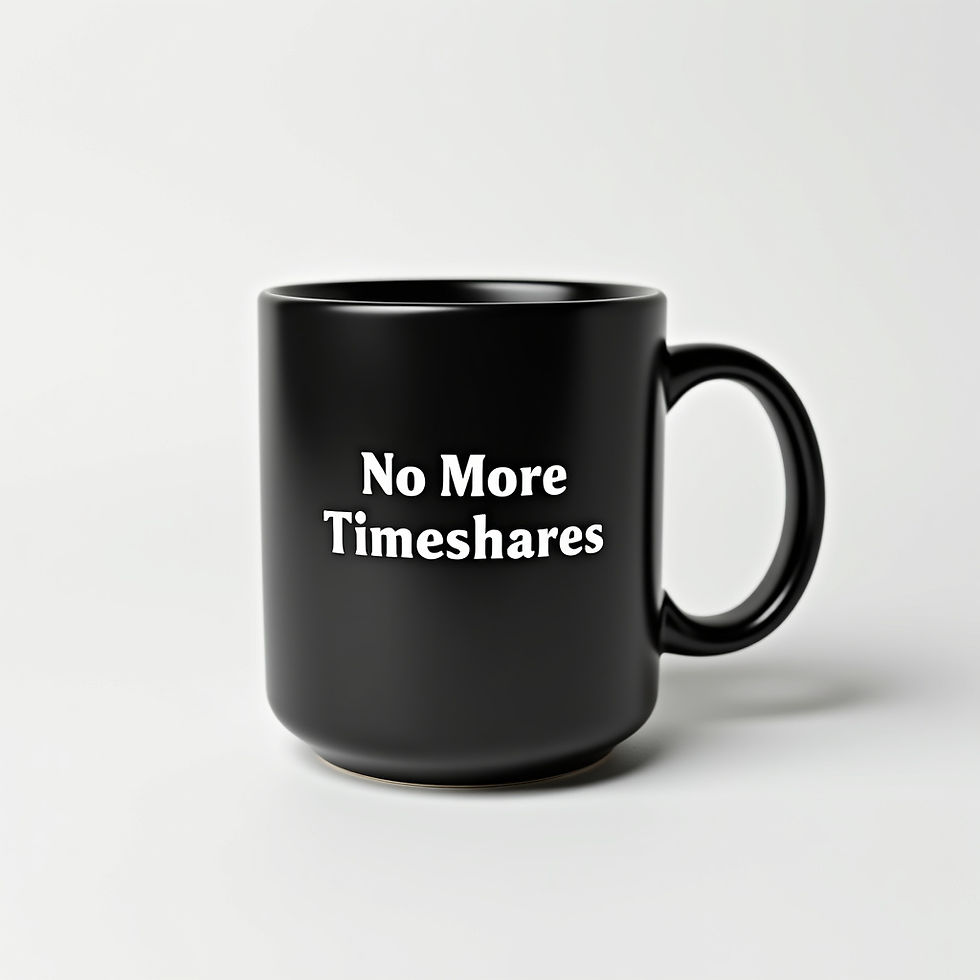 No More Timeshares Mug