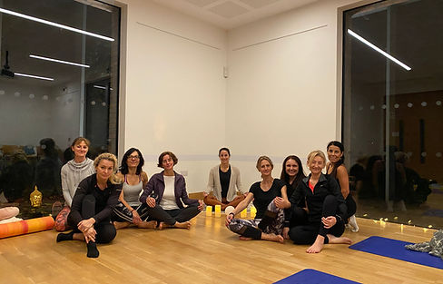 Group photo of Yoga & Meditation event