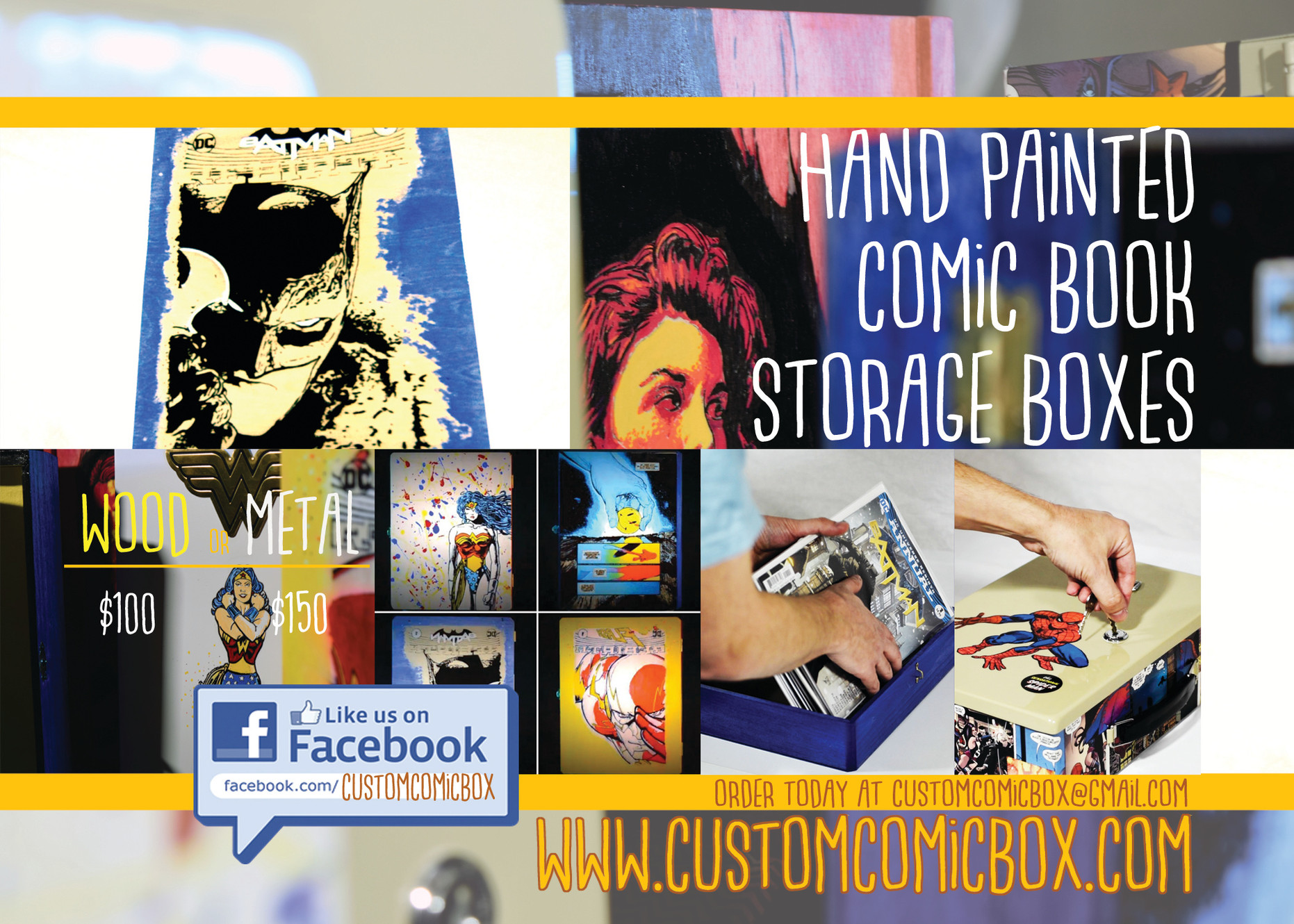 Custom Comic Book Storage Boxes | Detroit | Custom Comic Box