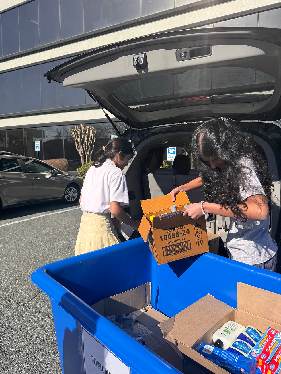 Personal Hygiene Products Donation to Montgomery County Coalition for the Homeless