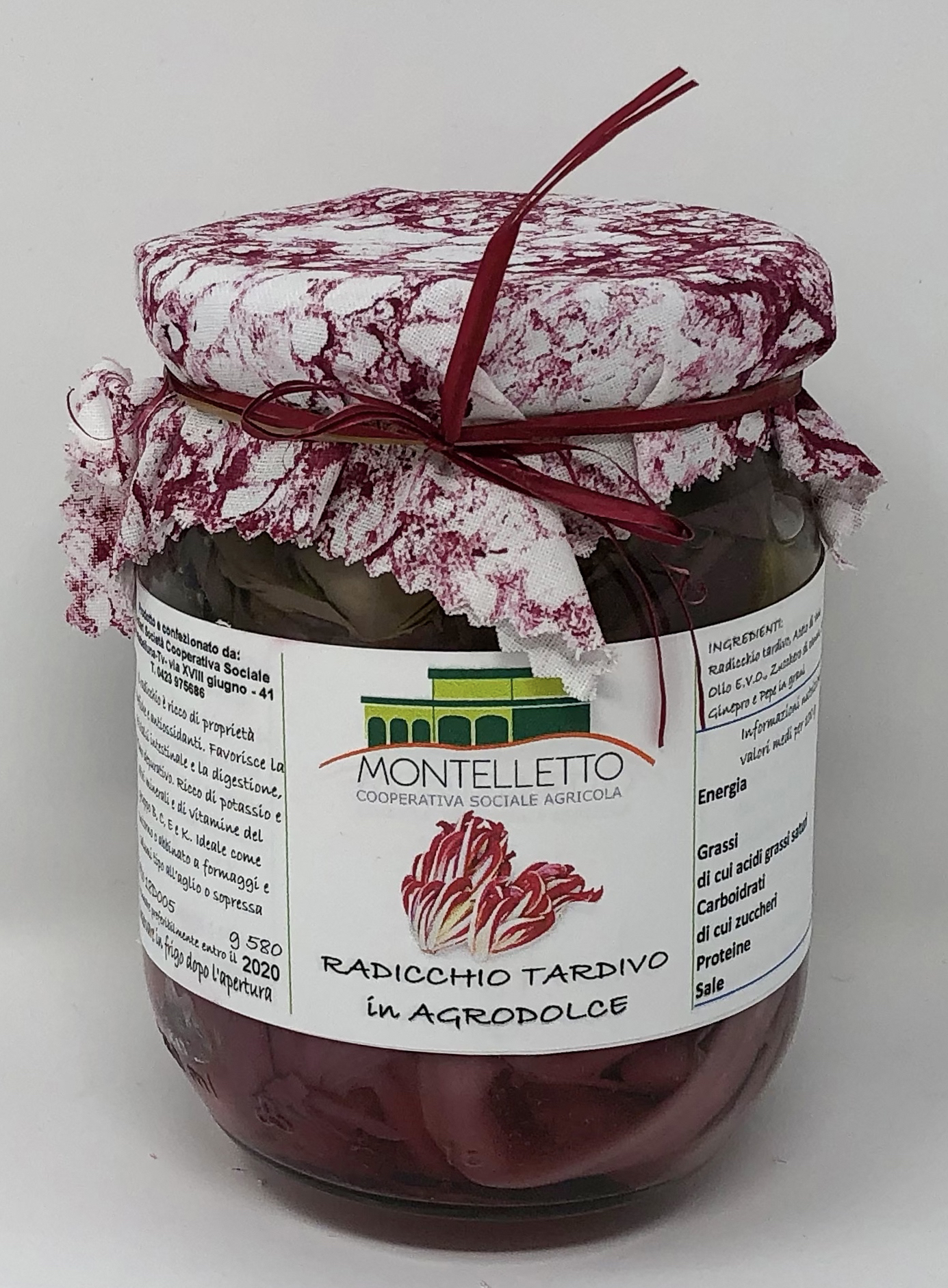 RADICCHIO TARDIVO IN AGRODOLCE 500 g