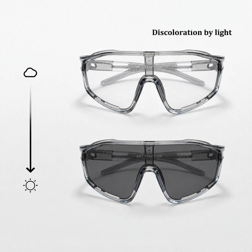 Photochromic Cycling Glasses