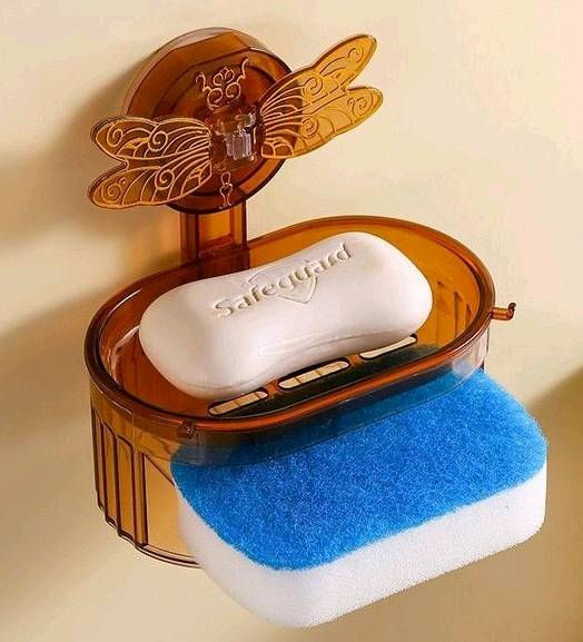 Butterfly Suction Double-Layer Soap Holder