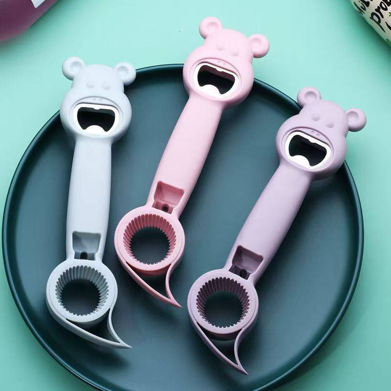 Cute Bear 4-in-1 Multifunctional Bottle Opener