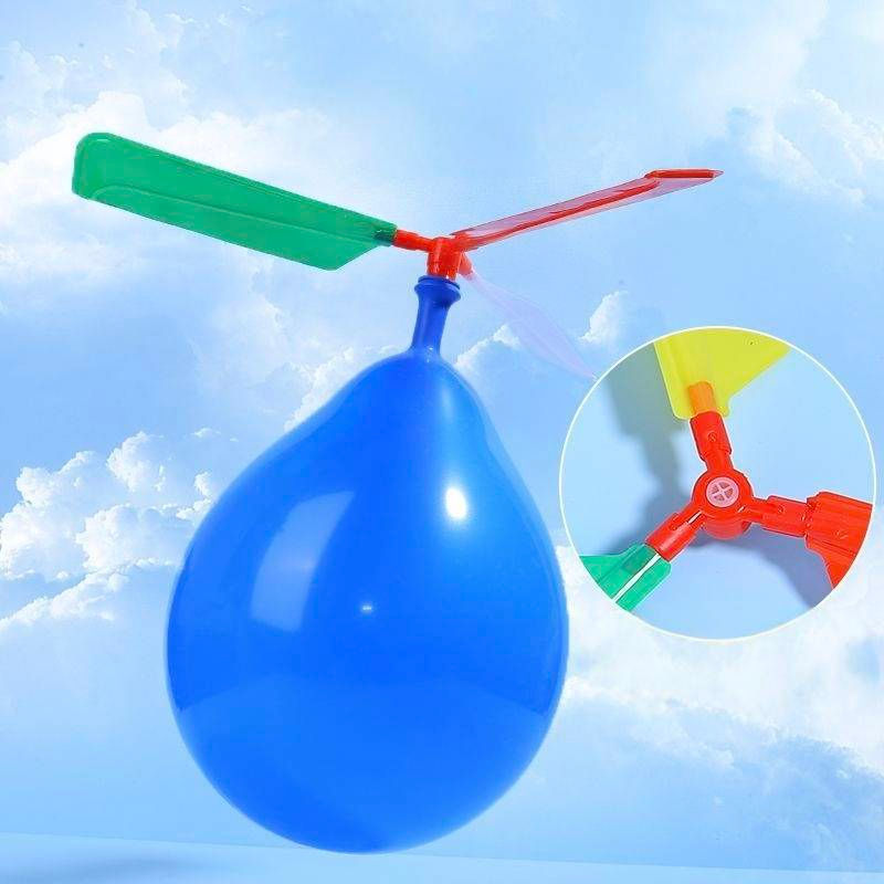 Balloon Helicopter Toys with Whistle