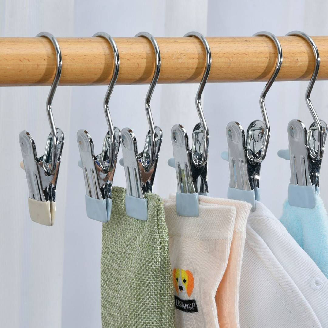 Multifunctional Hanging Clips with Hooks