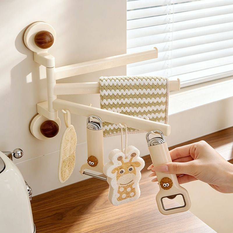 Rotating Towel Rack with 180° Swivel