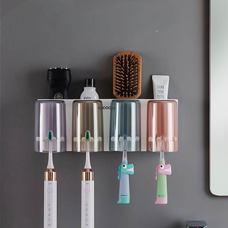 Wall-Mounted Toothbrush Holder