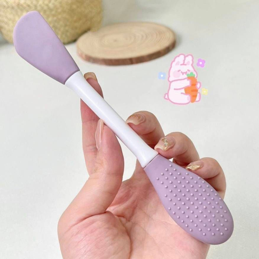2-in-1 Silicone Body Scrubber &Massage Brush