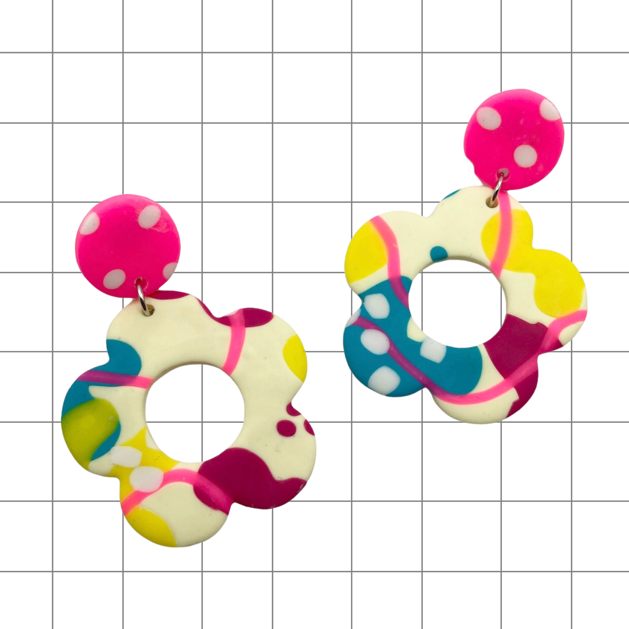 Polymeer Klei Oorbellen - Lilly