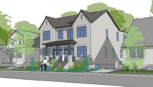 Option 2-5: Multi-unit low-rise infill (8 units)