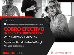 Vídeo México: Cobro Efectivo en Contrataciones Públicas: Evita retrasos y resuelve disputas.